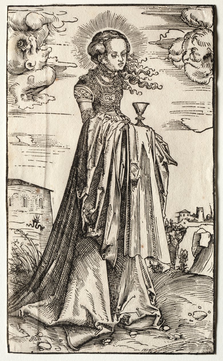 św. Barbary autorstwa Lucas Cranach
