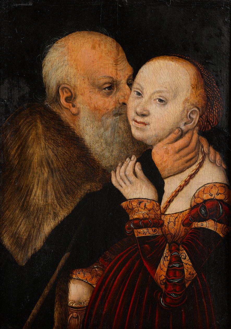 Dziwna para autorstwa Lucas Cranach d. Ä.