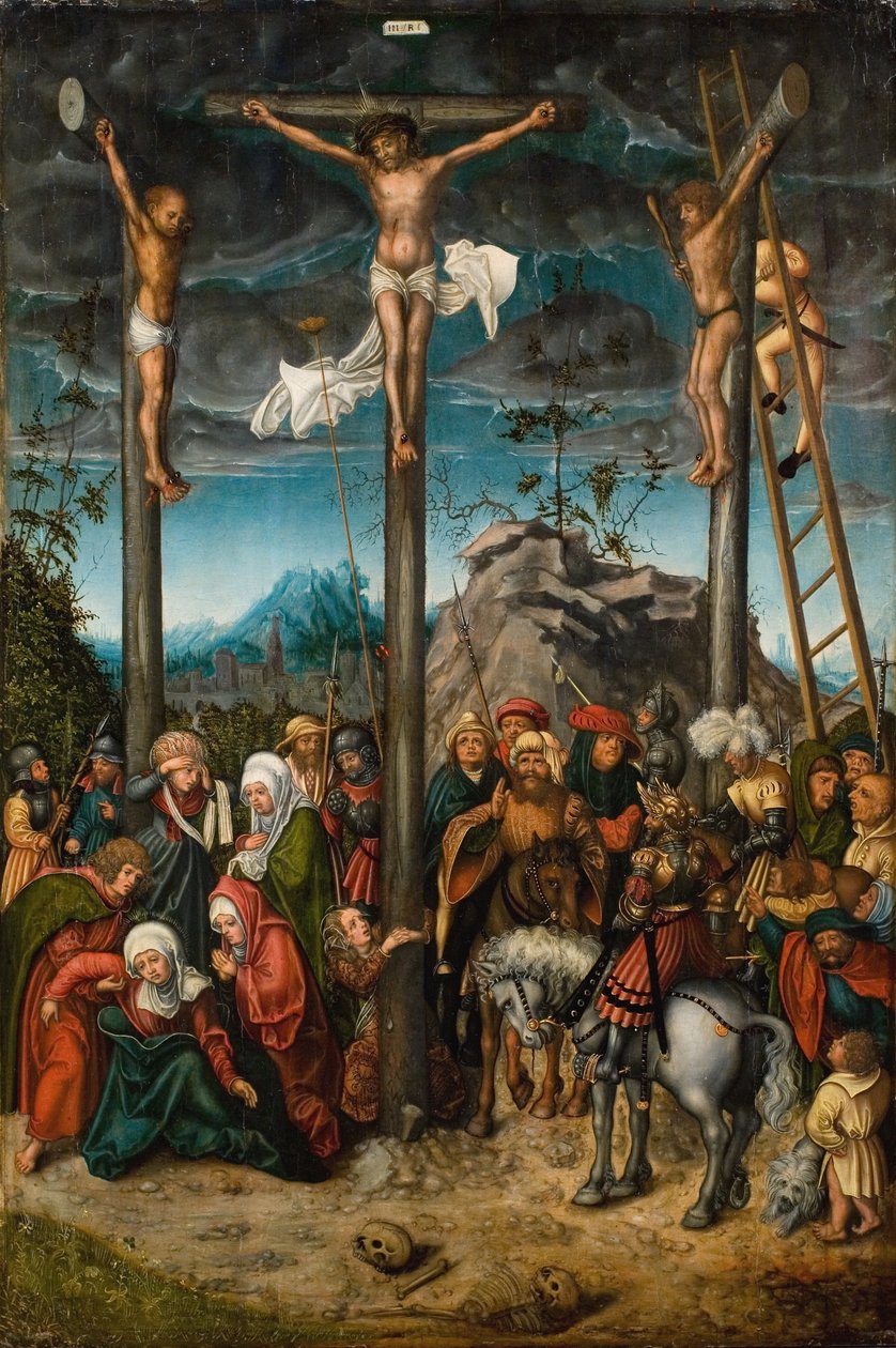 Ukrzyżowanie autorstwa Lucas Cranach d.Æ.