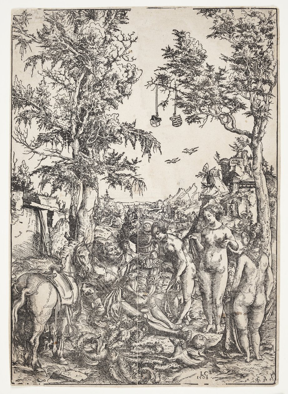 Wyrok Paryża autorstwa Lucas Cranach d.Æ.