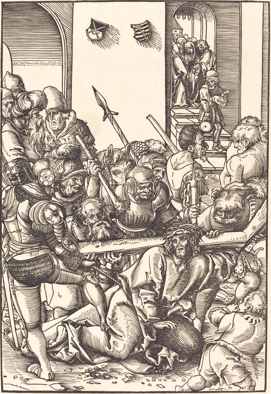 Chrystus niosący krzyż autorstwa Lucas Cranach the Elder