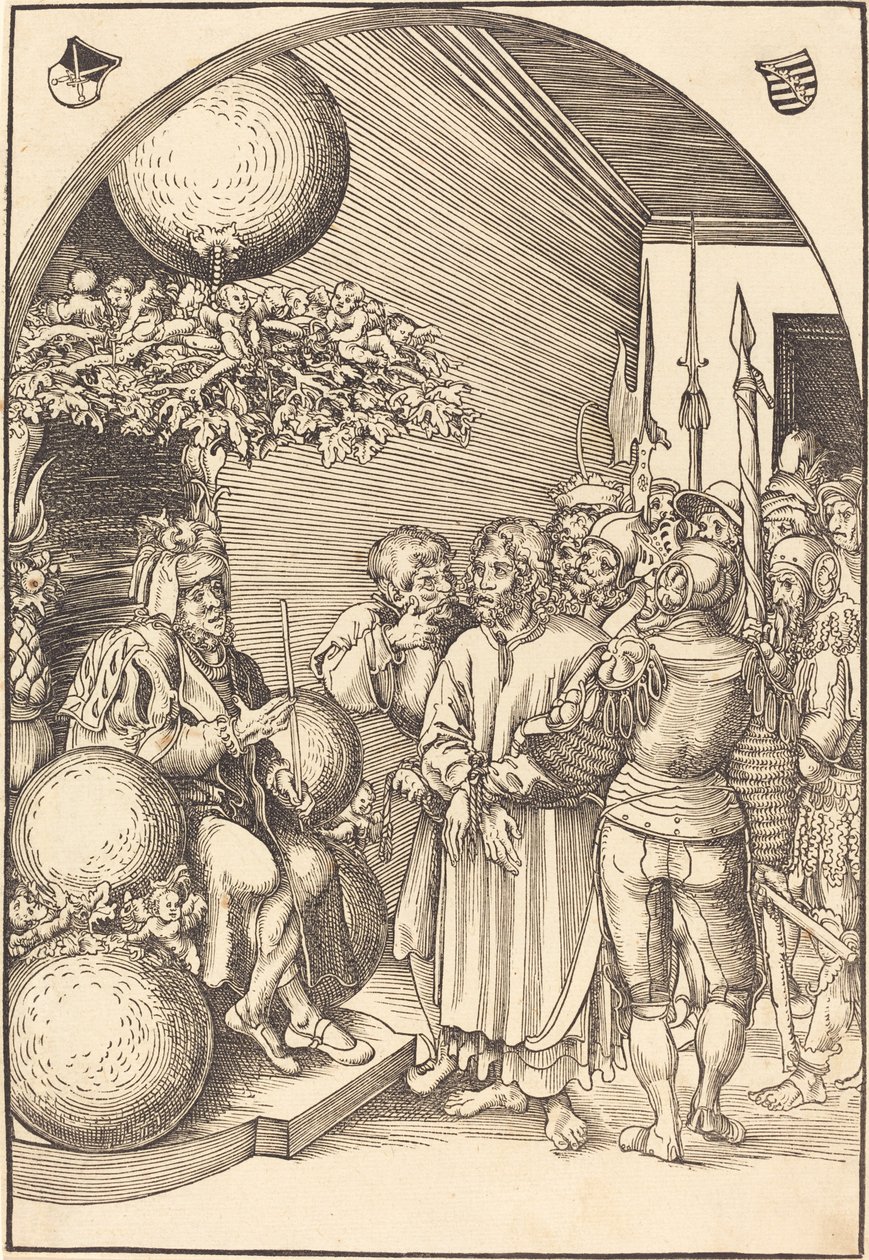 Chrystus przed Herodem autorstwa Lucas Cranach the Elder