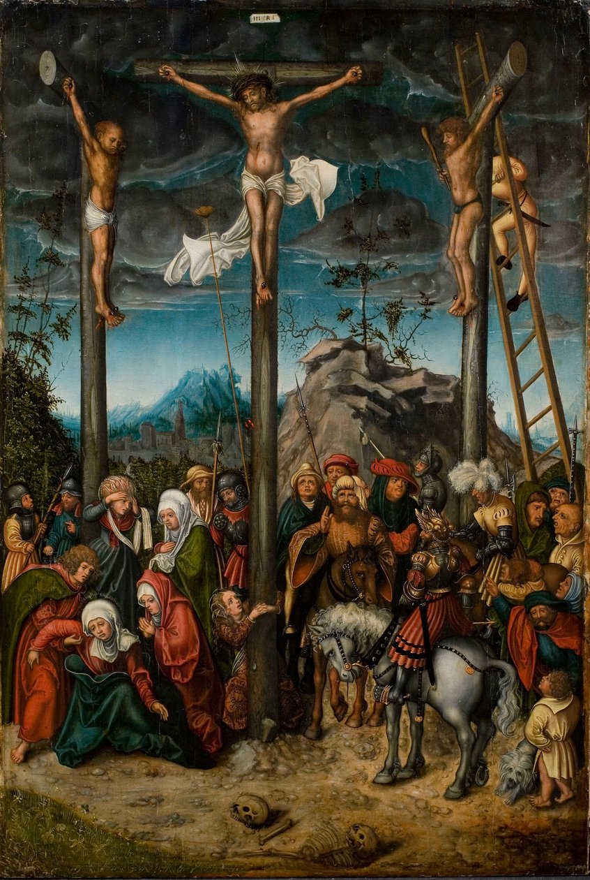 Ukrzyżowanie autorstwa Lucas Cranach the Elder