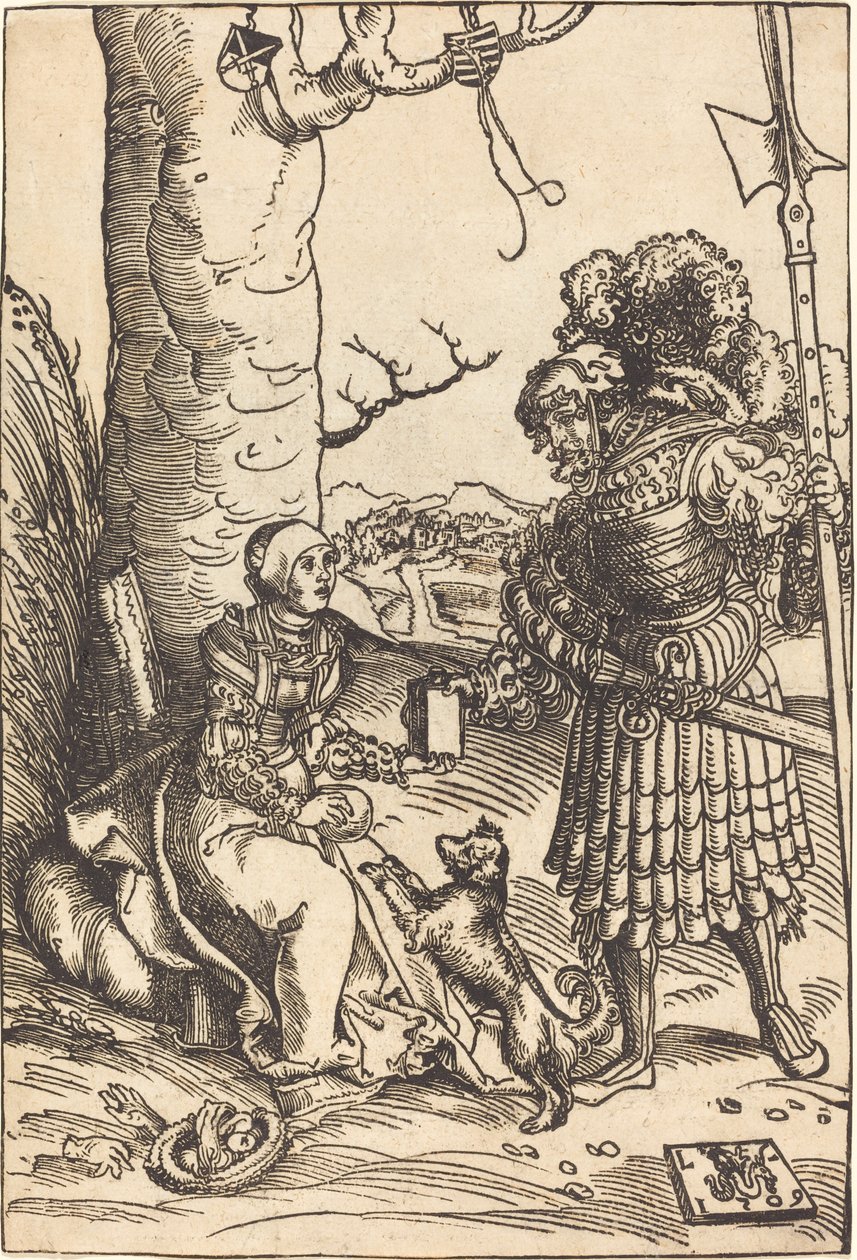Dawid i Abigail autorstwa Lucas Cranach the Elder