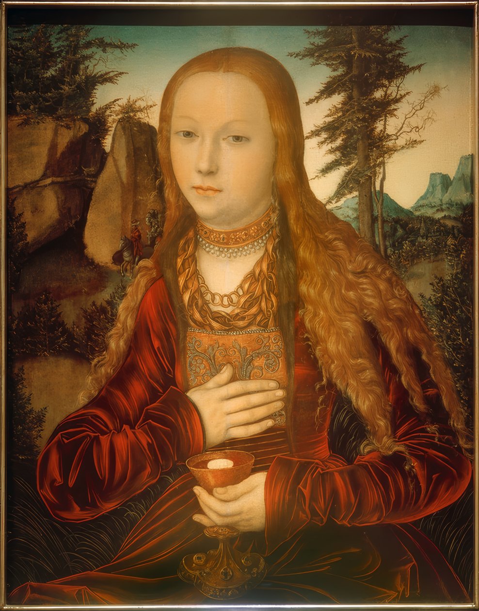 Św. Barbara autorstwa Lucas Cranach the Elder