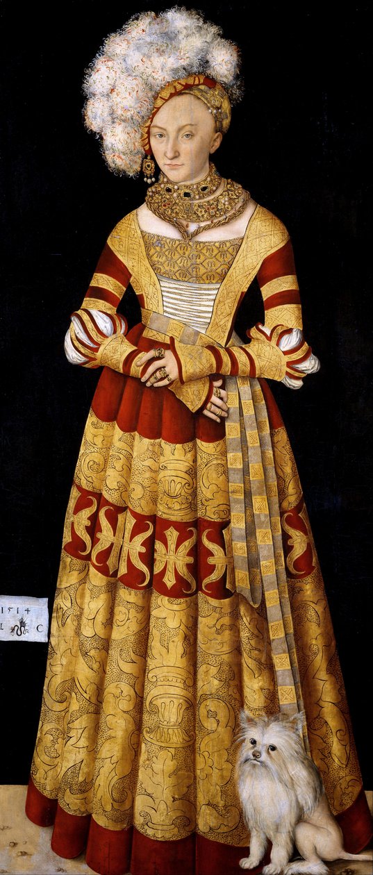 Księżna Katarzyna Meklemburska autorstwa Lucas Cranach the Elder