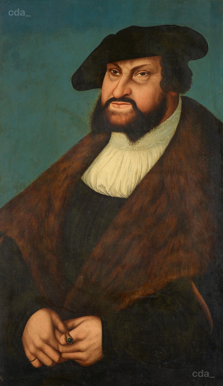 Johann Niezłomny autorstwa Lucas Cranach the Elder