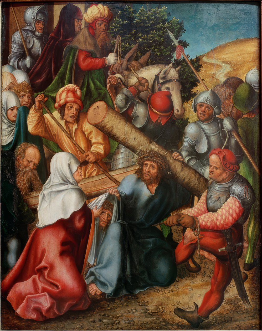 Niesienie krzyża autorstwa Lucas Cranach the Elder