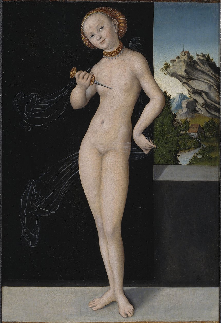 Lukrecja, 1528 autorstwa Lucas Cranach the Elder