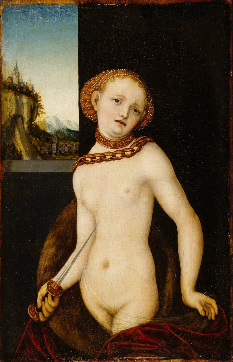 Lukrecja, 1530. autorstwa Lucas Cranach the Elder