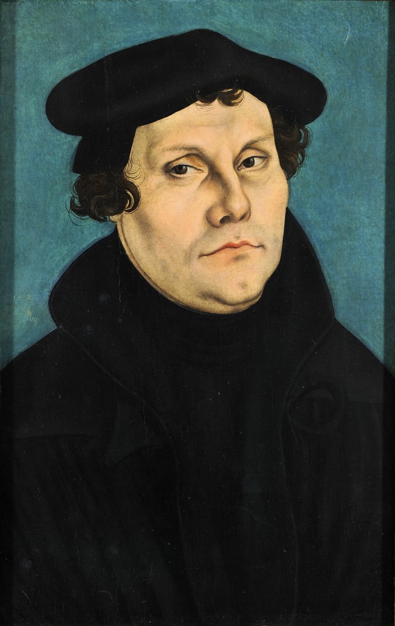 Portret Marcina Lutra autorstwa Lucas Cranach the Elder