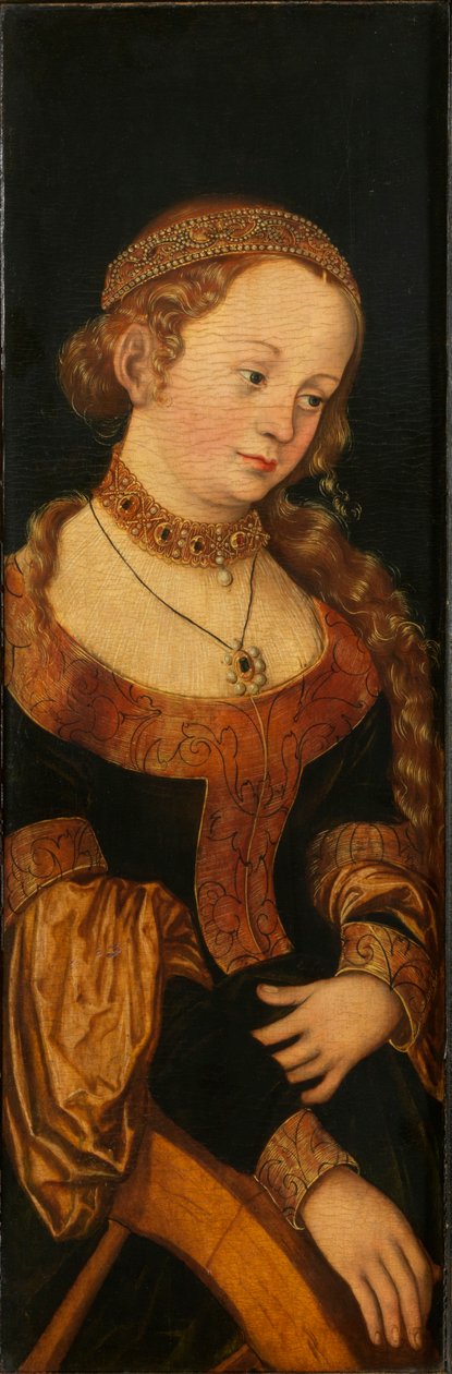 Święta Katarzyna, początek XVI wieku.. autorstwa Lucas Cranach the Elder