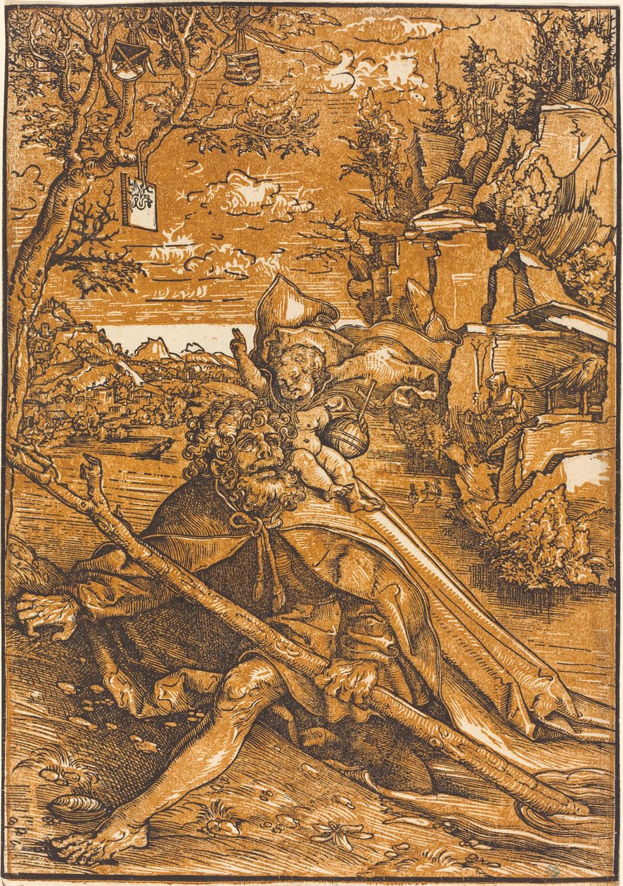 Święty Krzysztof autorstwa Lucas Cranach the Elder