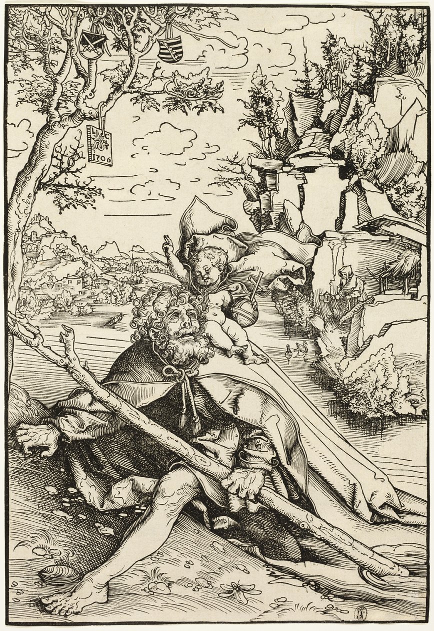 Święty Krzysztof autorstwa Lucas Cranach the Elder