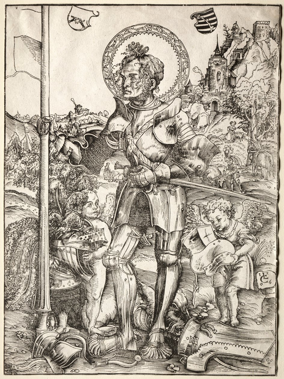 Stojący św. Jerzego, 1506. autorstwa Lucas Cranach the Elder