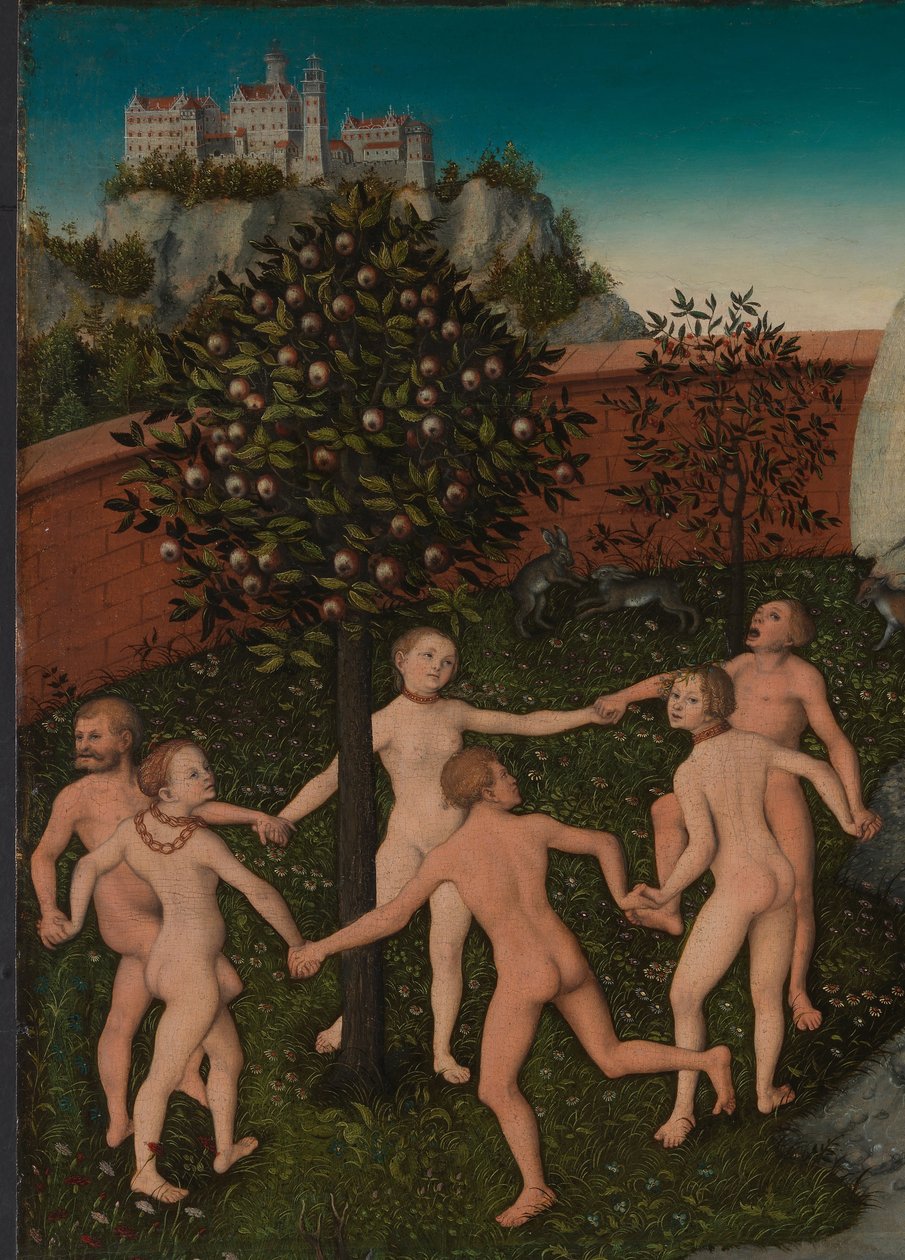 Szczegóły Złotego Wieku autorstwa Lucas Cranach the Elder