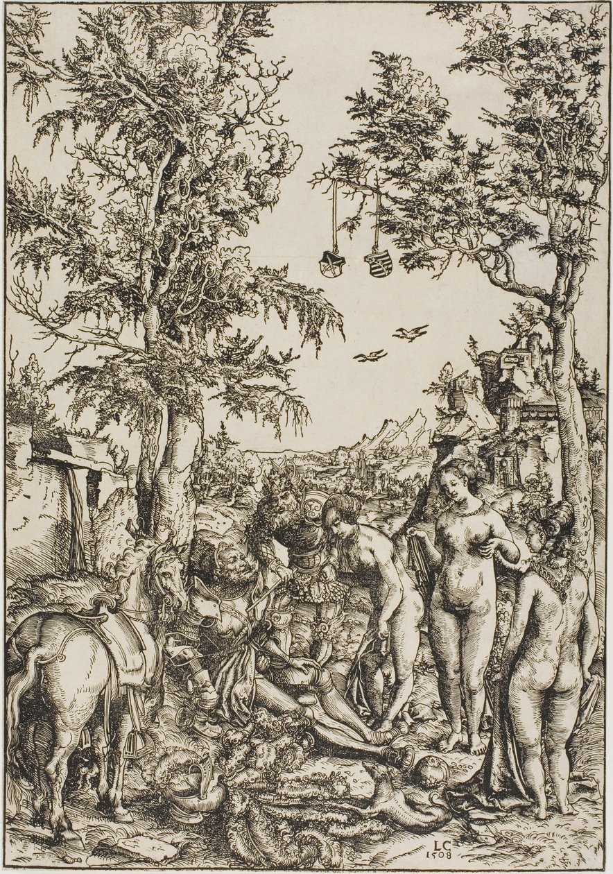 Wyrok w Paryżu autorstwa Lucas Cranach the Elder