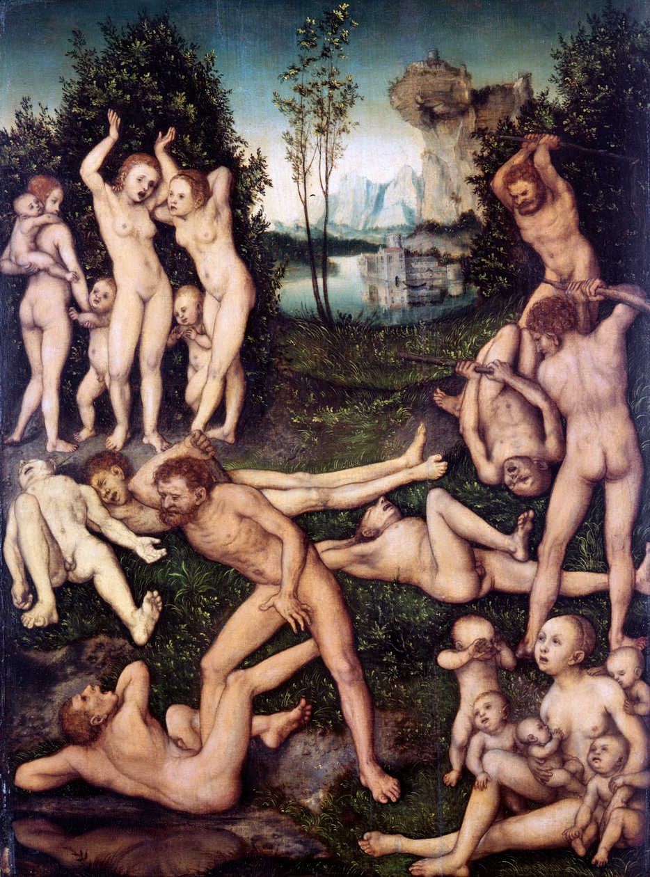 Srebrny wiek, 1527 autorstwa Lucas Cranach the Elder