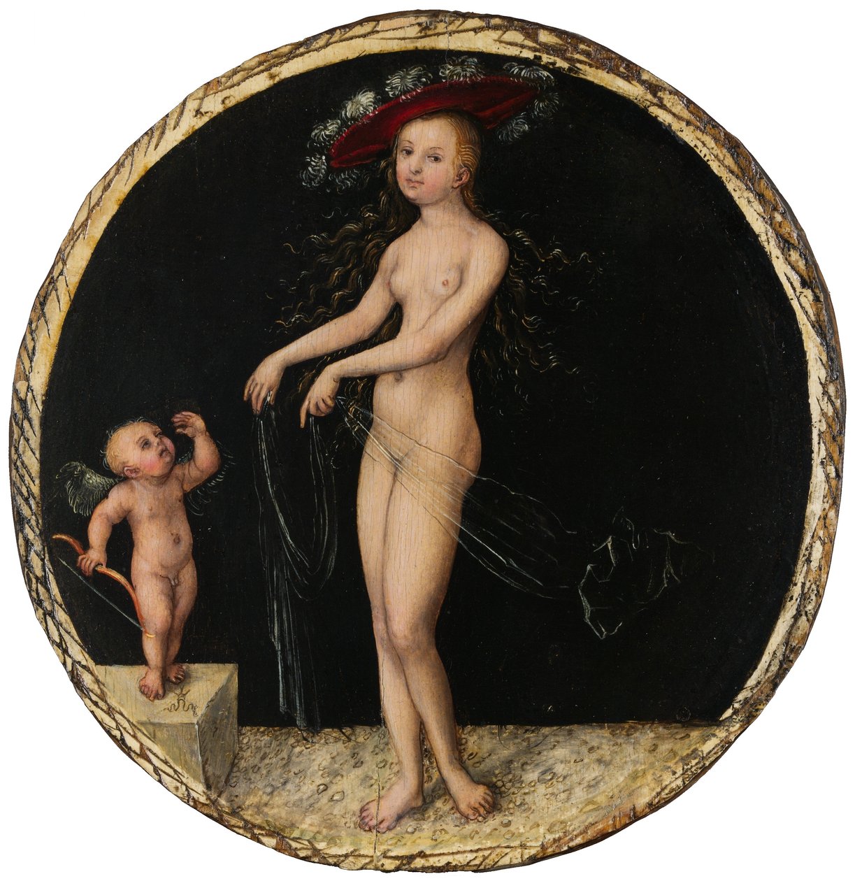 Wenus i Kupidyn autorstwa Lucas Cranach the Elder