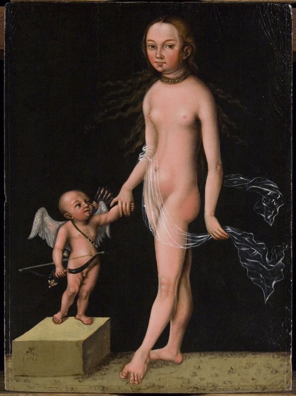Wenus i Kupidyn autorstwa Lucas Cranach the Elder