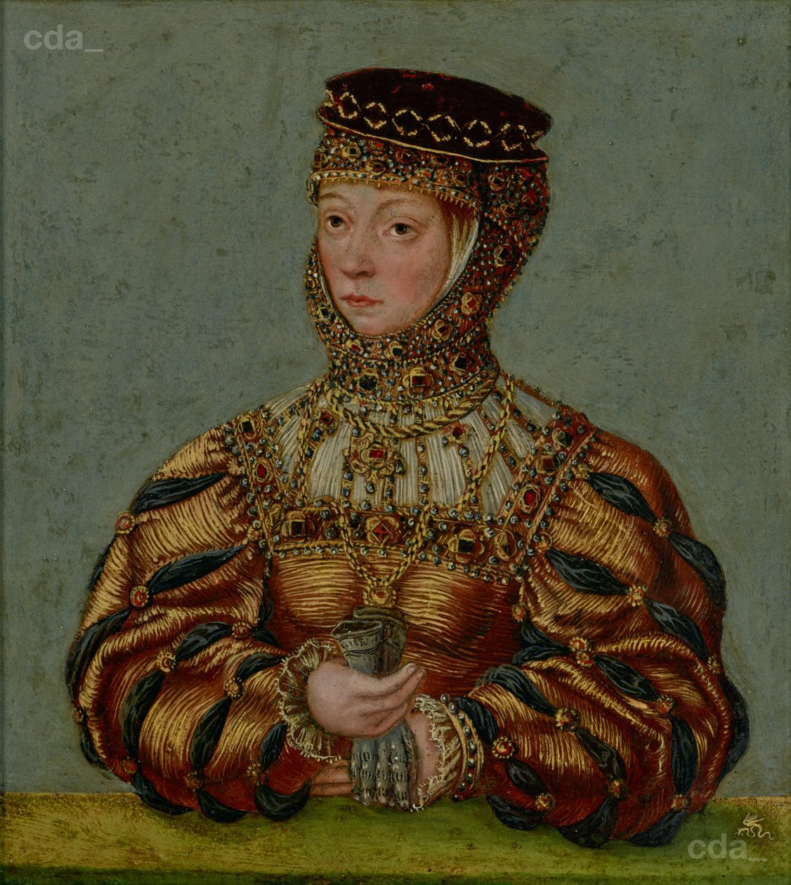 Barbara Radziwill autorstwa Lucas Cranach the Younger