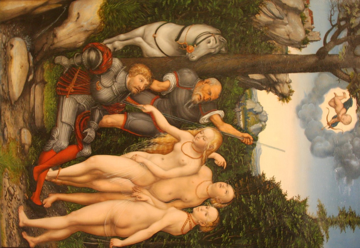 Wyrok w Paryżu autorstwa Lucas Cranach the Younger