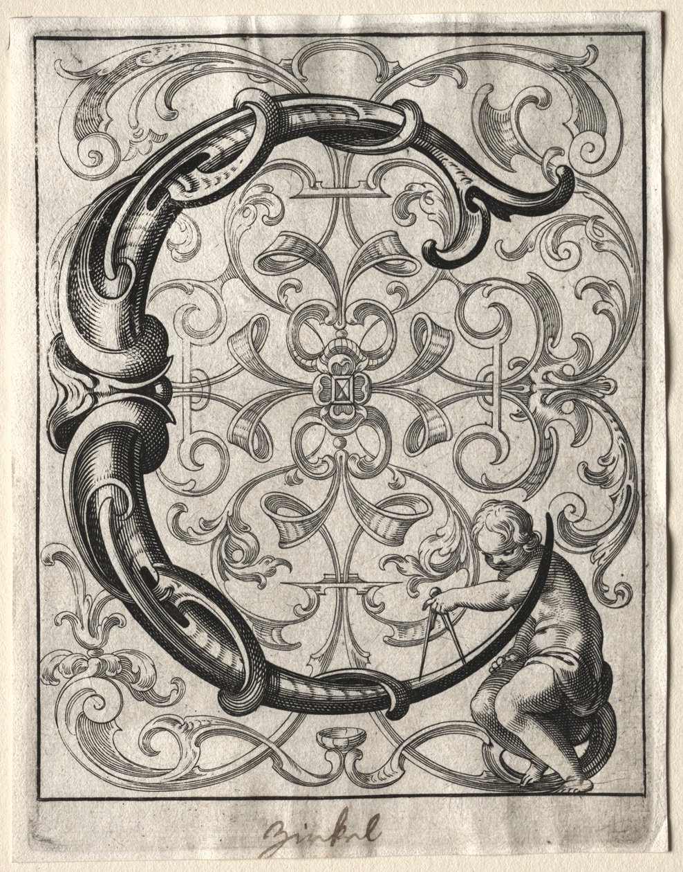 Nowa broszura ABC: C, 1627. autorstwa Lucas Kilian