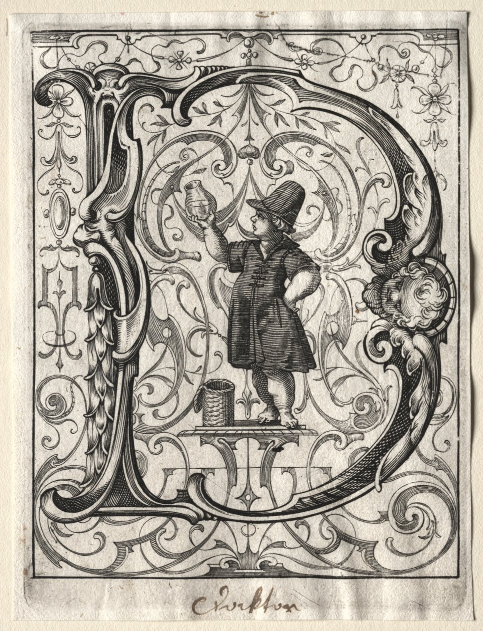 Nowa broszura ABC: D, 1627. autorstwa Lucas Kilian