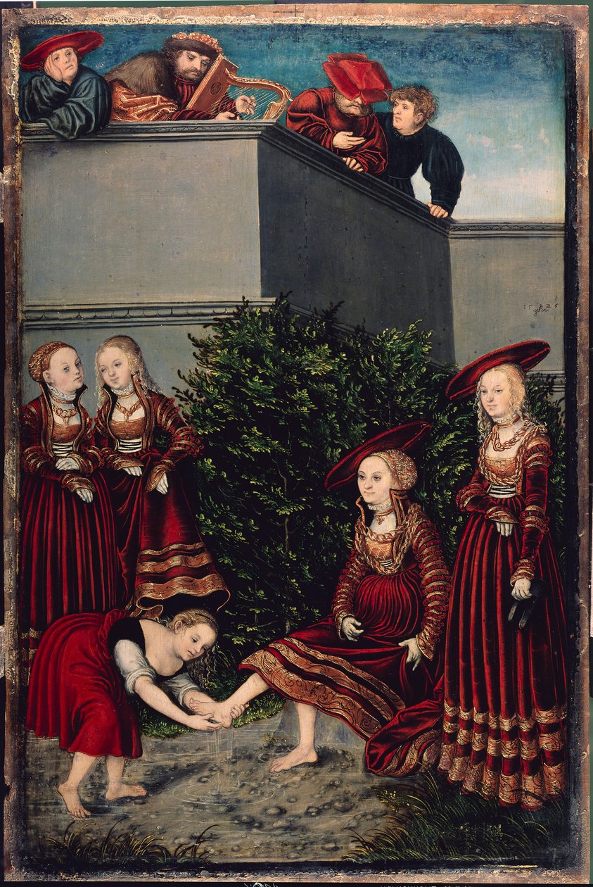 Król Dawid i Batszeba autorstwa Lucas the Elder Cranach