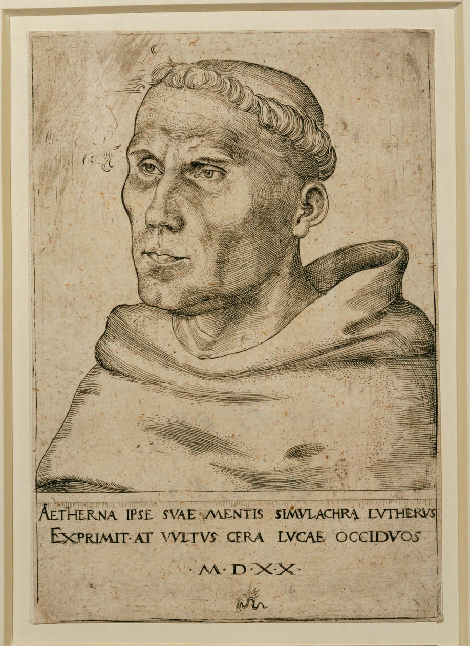 Marcin Luter ... (rycina) autorstwa Lucas the Elder Cranach