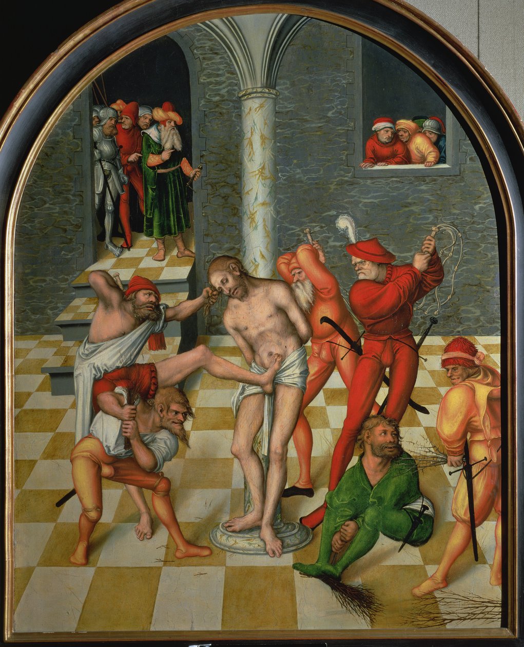 Biczowanie Chrystusa autorstwa Lucas the Elder Cranach