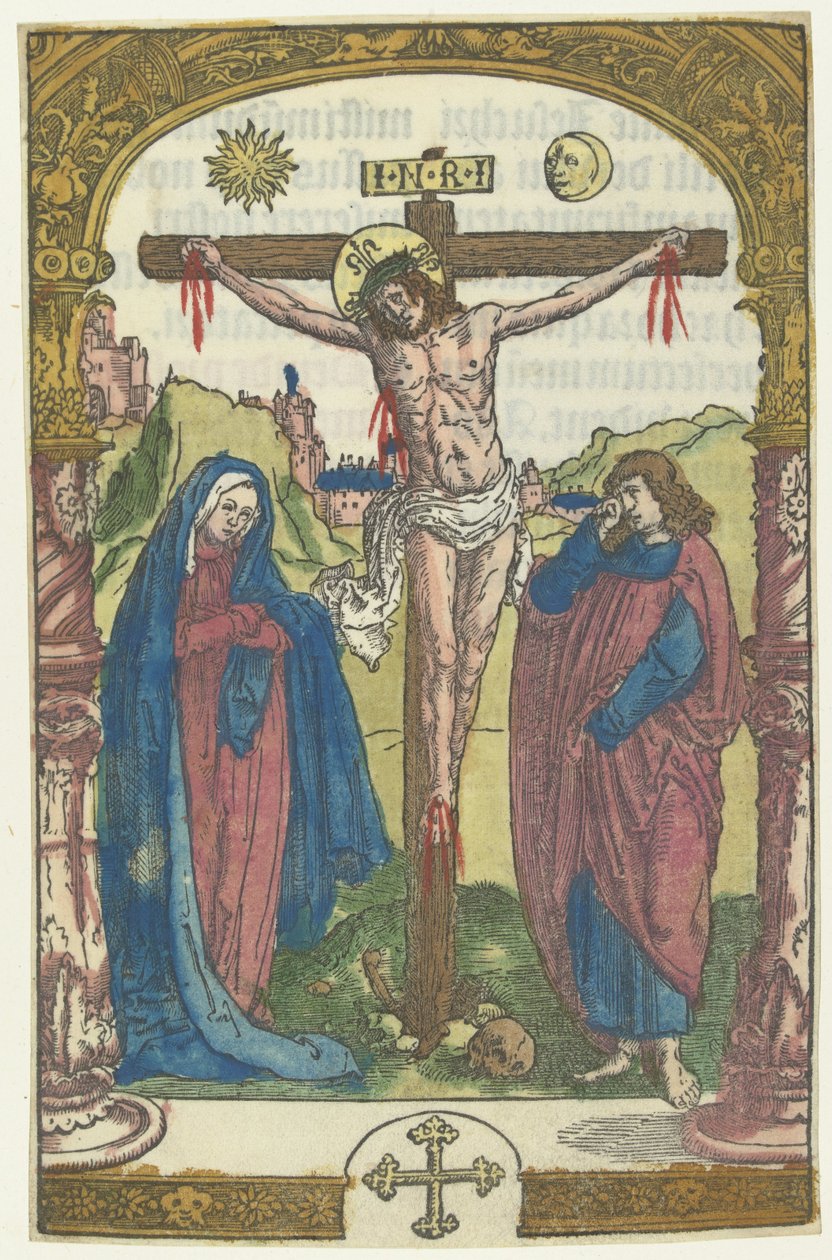 Chrystus na krzyżu autorstwa Lucas van Leyden (attributed to)