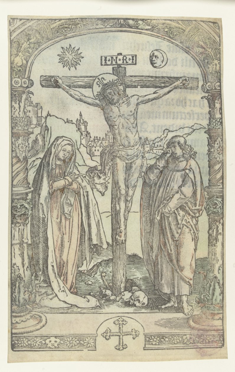 Chrystus na krzyżu autorstwa Lucas van Leyden (attributed to)