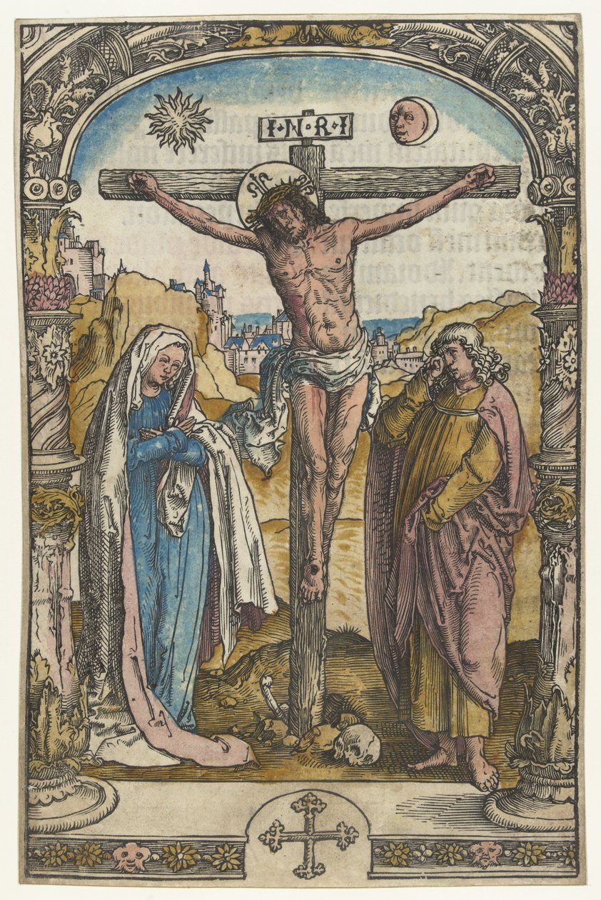 Chrystus na krzyżu autorstwa Lucas van Leyden (attributed to)