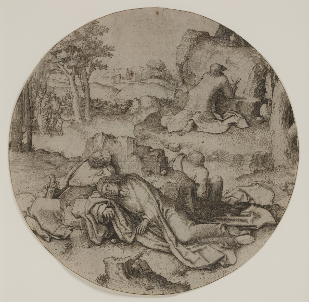 Agonia w ogrodzie autorstwa Lucas van Leyden