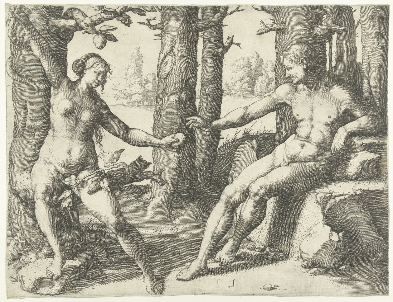 Upadek autorstwa Lucas van Leyden
