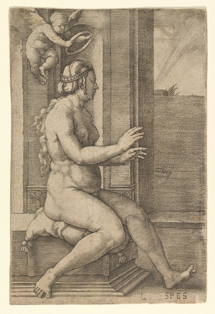 Nadzieja, 1530. autorstwa Lucas van Leyden