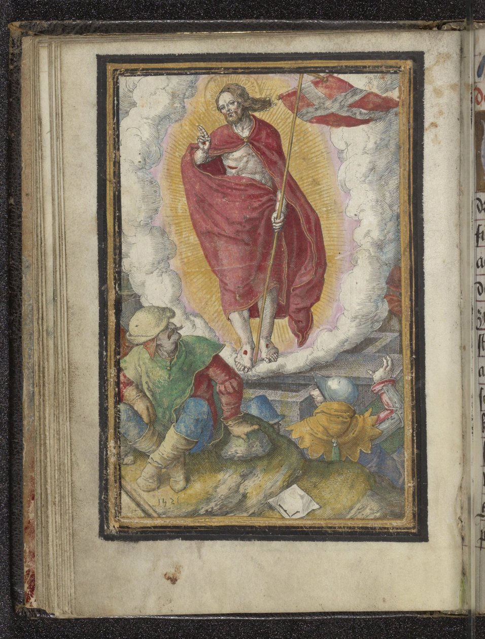 Zmartwychwstanie Męka Chrystusa (tytuł serii) autorstwa Lucas van Leyden