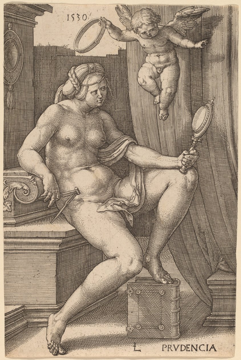 Roztropność autorstwa Lucas van Leyden