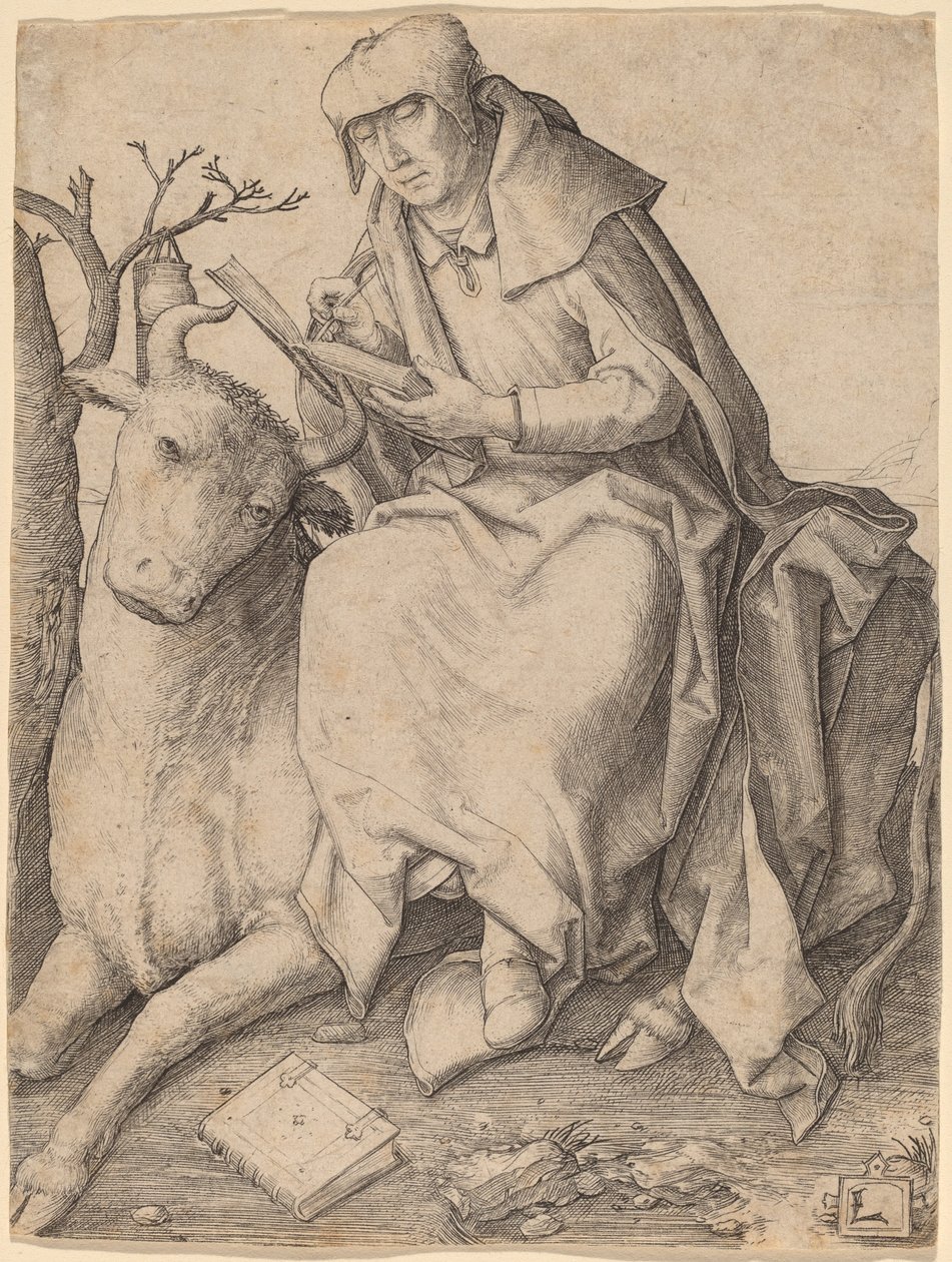 Święty Łukasz autorstwa Lucas van Leyden