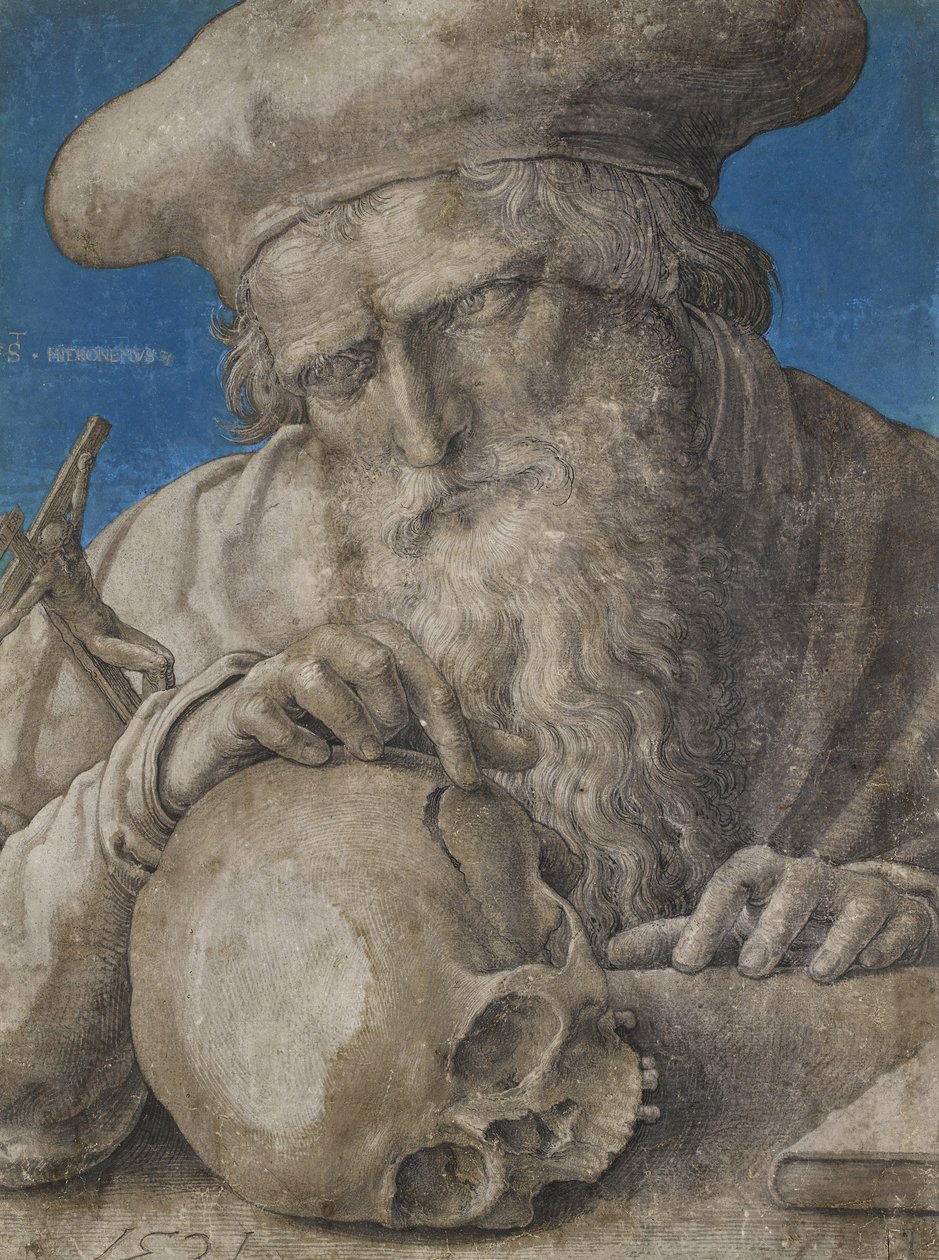 Św. Hieronim autorstwa Lucas van Leyden