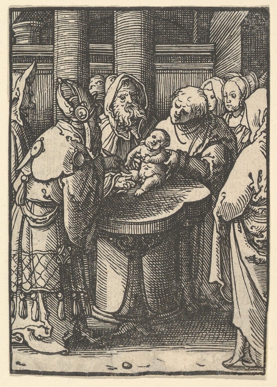Obrzezanie, ca. 1520. autorstwa Lucas van Leyden