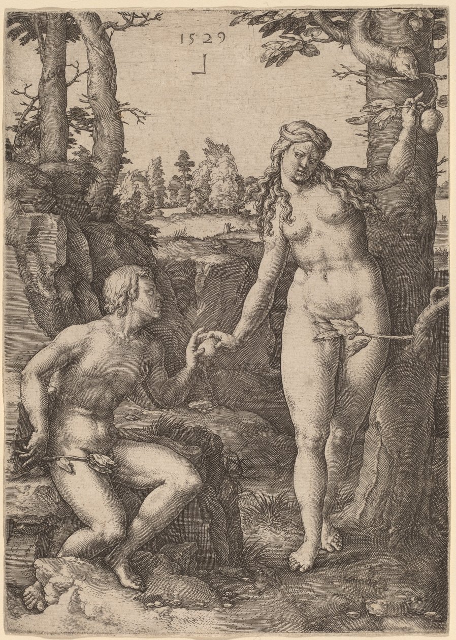 Upadek człowieka autorstwa Lucas van Leyden