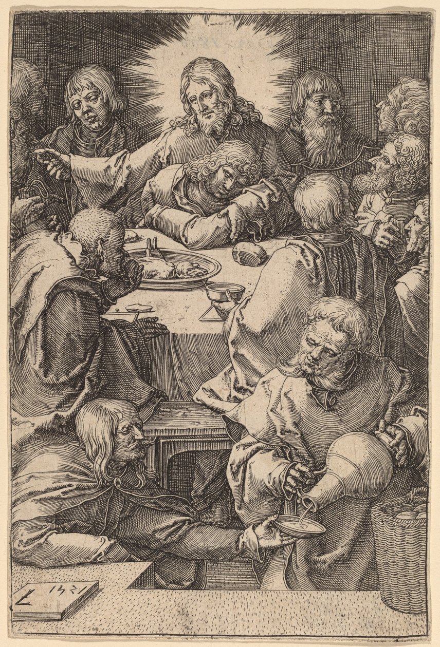 Ostatnia Wieczerza autorstwa Lucas van Leyden