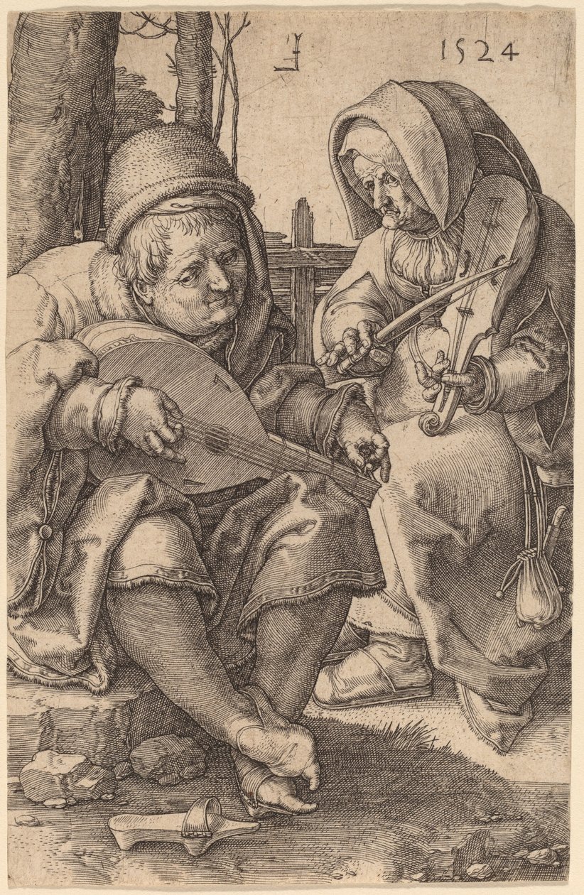 Muzycy autorstwa Lucas van Leyden
