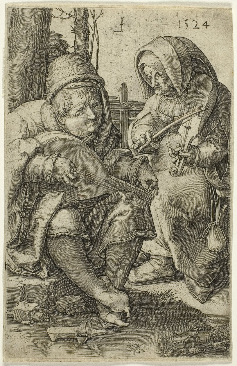 Muzycy autorstwa Lucas van Leyden