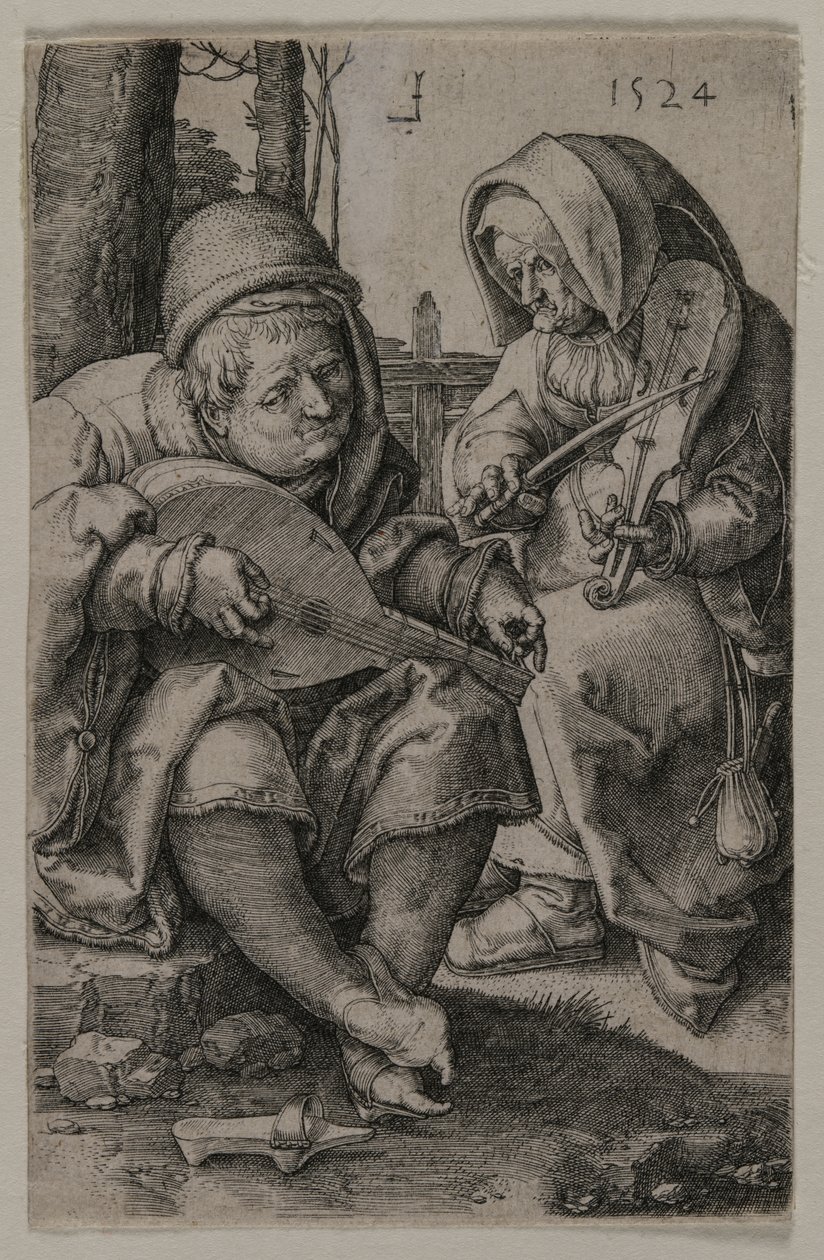 Muzycy autorstwa Lucas van Leyden