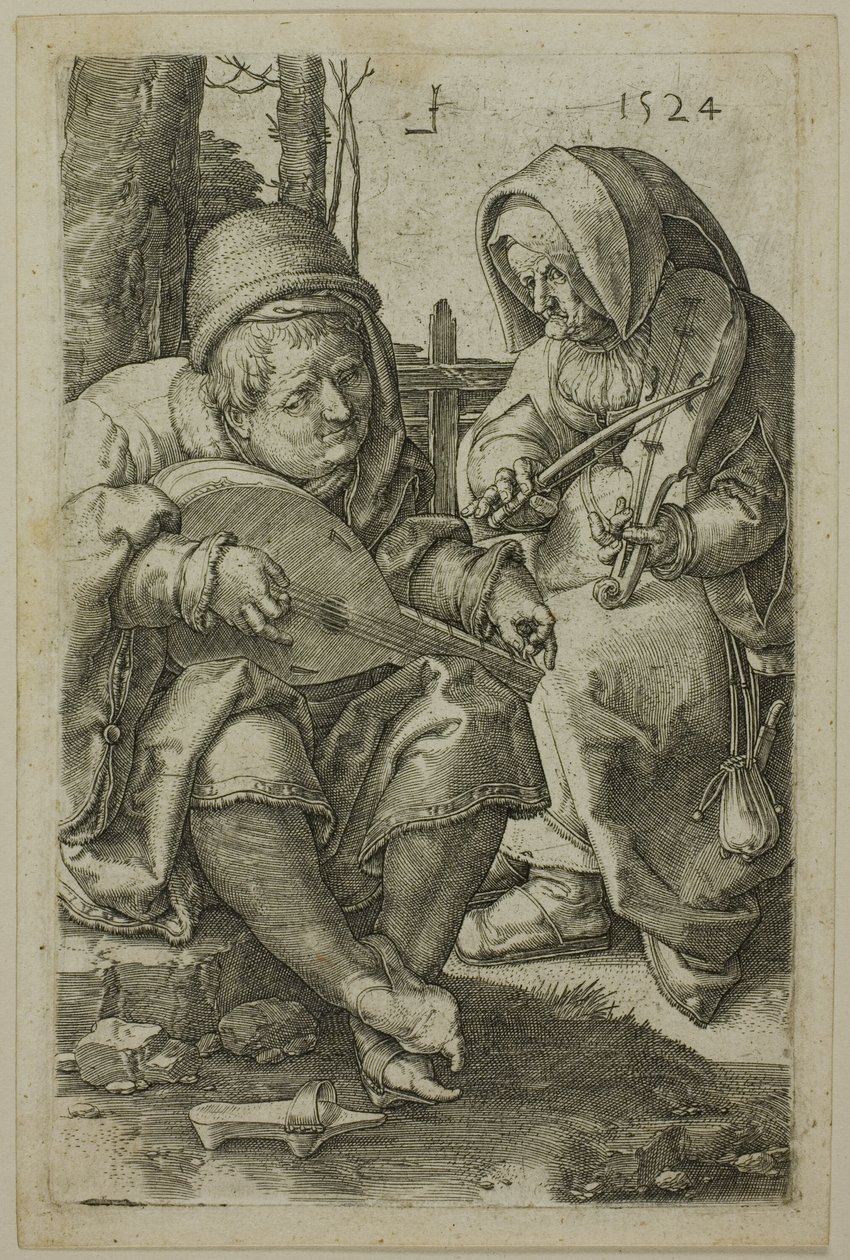 Muzycy autorstwa Lucas van Leyden