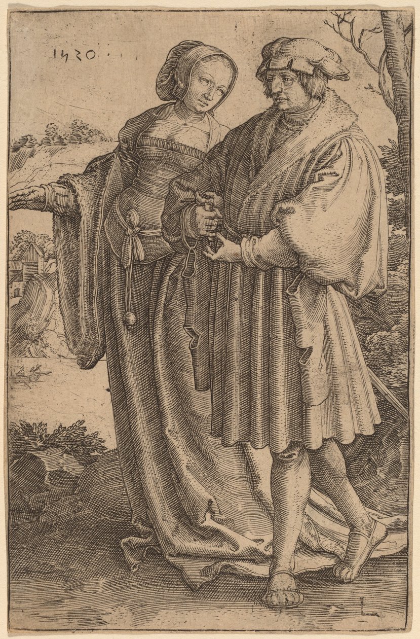 Promenada autorstwa Lucas van Leyden