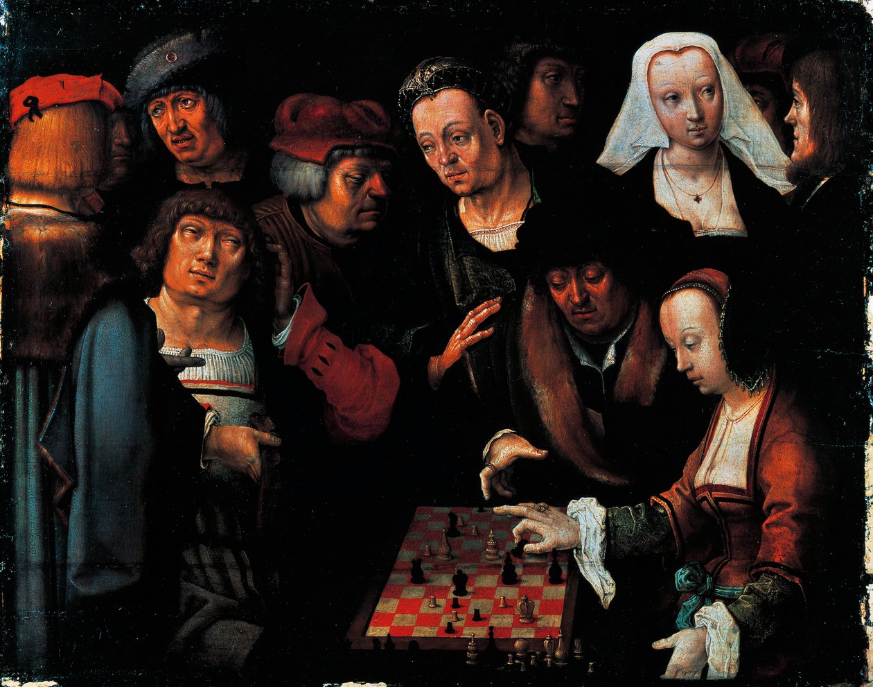 Szachiści autorstwa Lucas van Leyden